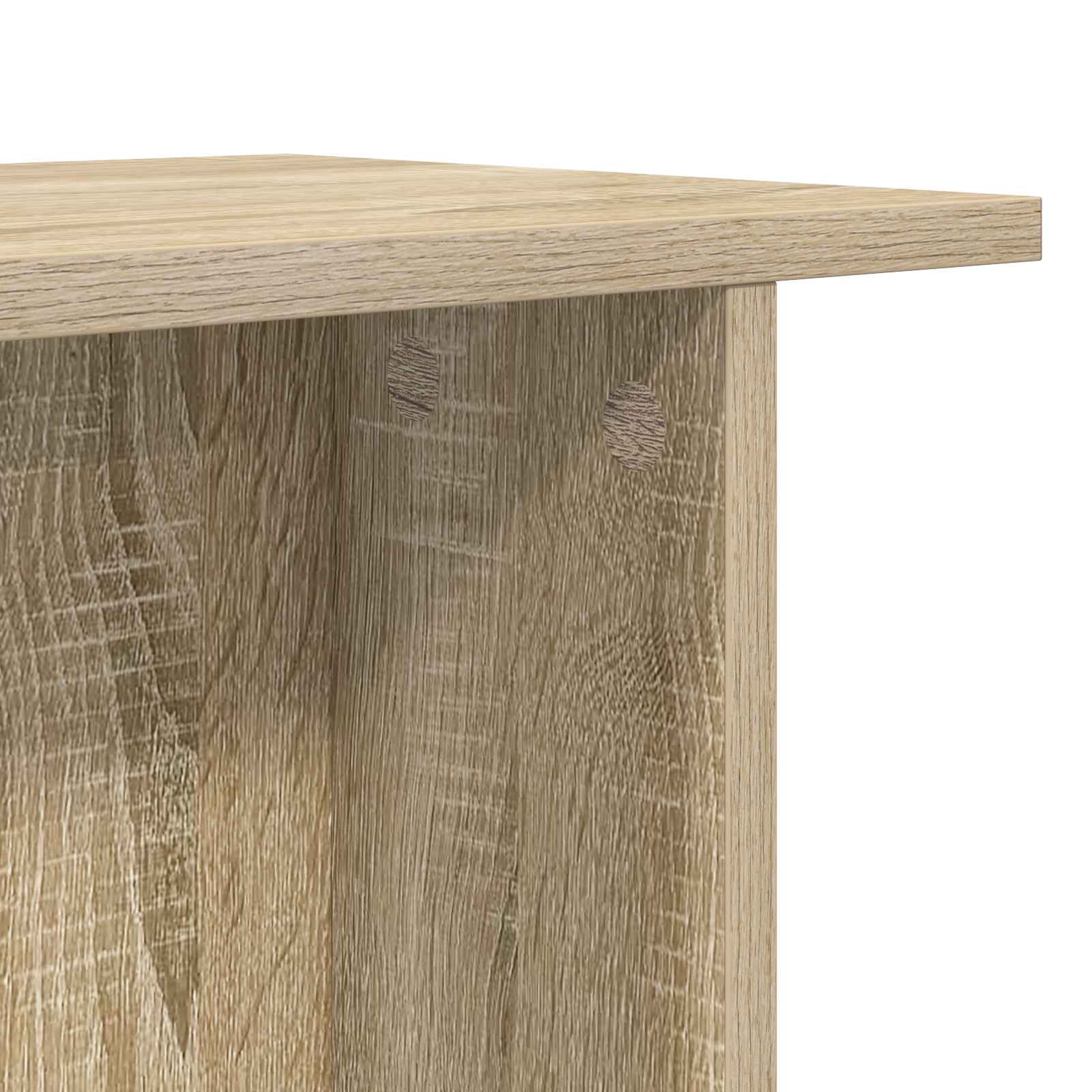 Mesa de Café Roble Sonoma 40 x 30 x 49 cm Madera de Ingeniería