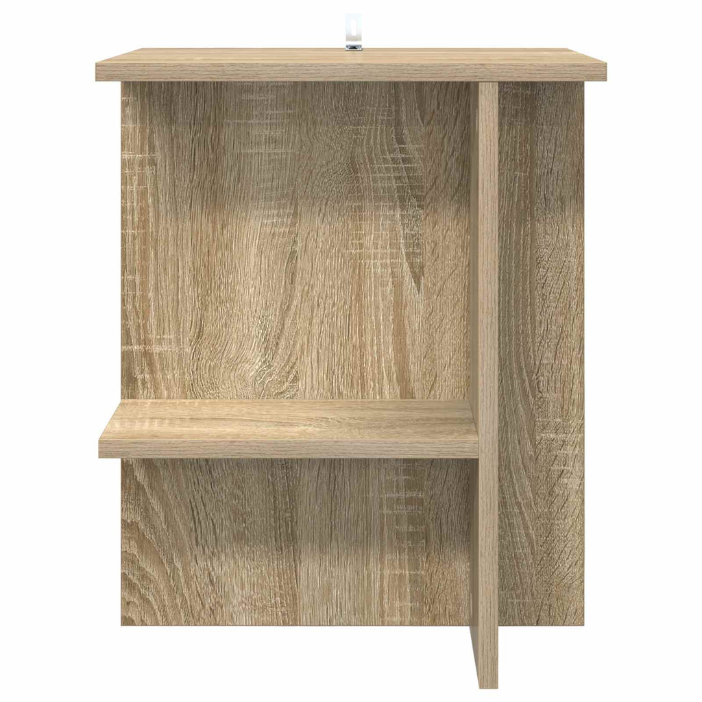 Mesa de Café Roble Sonoma 40 x 30 x 49 cm Madera de Ingeniería