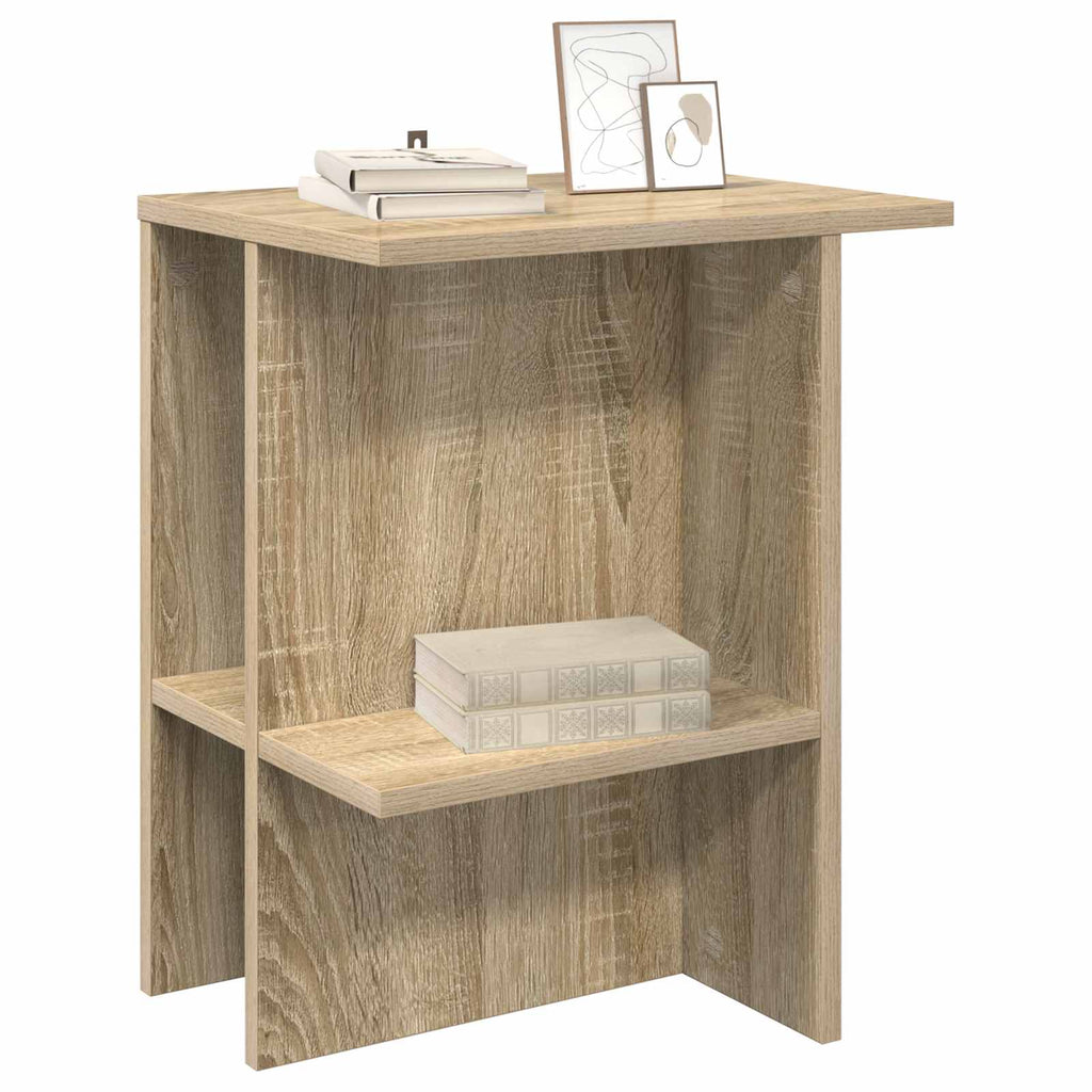 Mesa de Café Roble Sonoma 40 x 30 x 49 cm Madera de Ingeniería