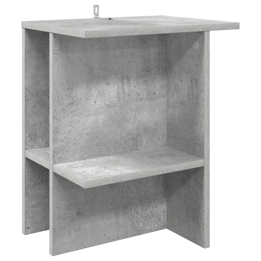 Mesa de Café Gris Hormigón 40 x 30 x 49 cm Madera de Ingeniería