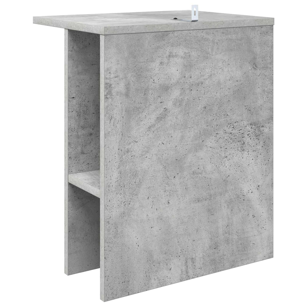 Mesa de Café Gris Hormigón 40 x 30 x 49 cm Madera de Ingeniería