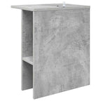 Mesa de Café Gris Hormigón 40 x 30 x 49 cm Madera de Ingeniería