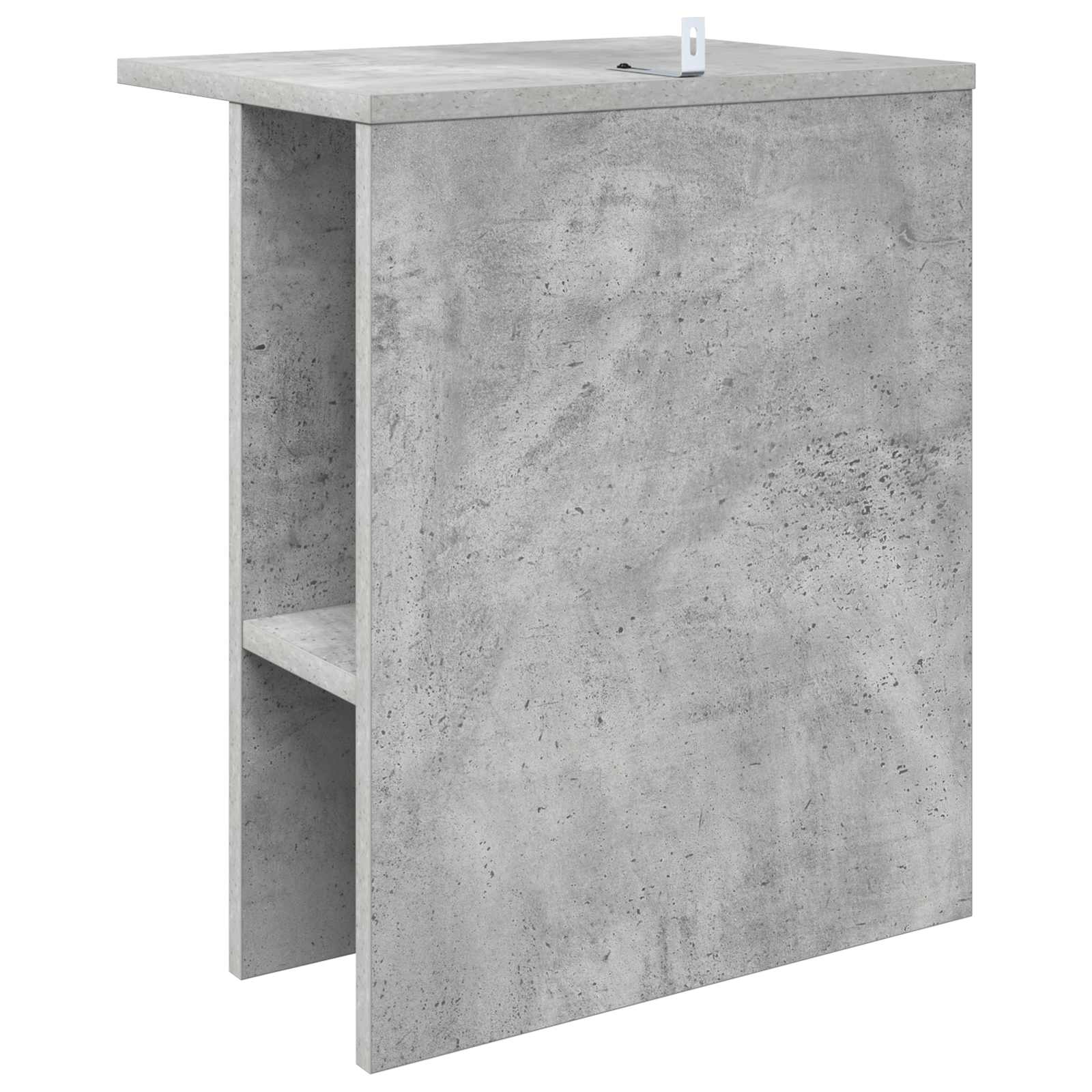Mesa de Café Gris Hormigón 40 x 30 x 49 cm Madera de Ingeniería