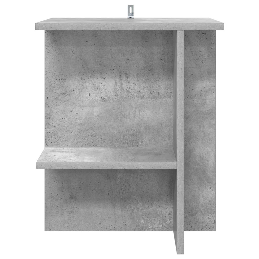 Mesa de Café Gris Hormigón 40 x 30 x 49 cm Madera de Ingeniería