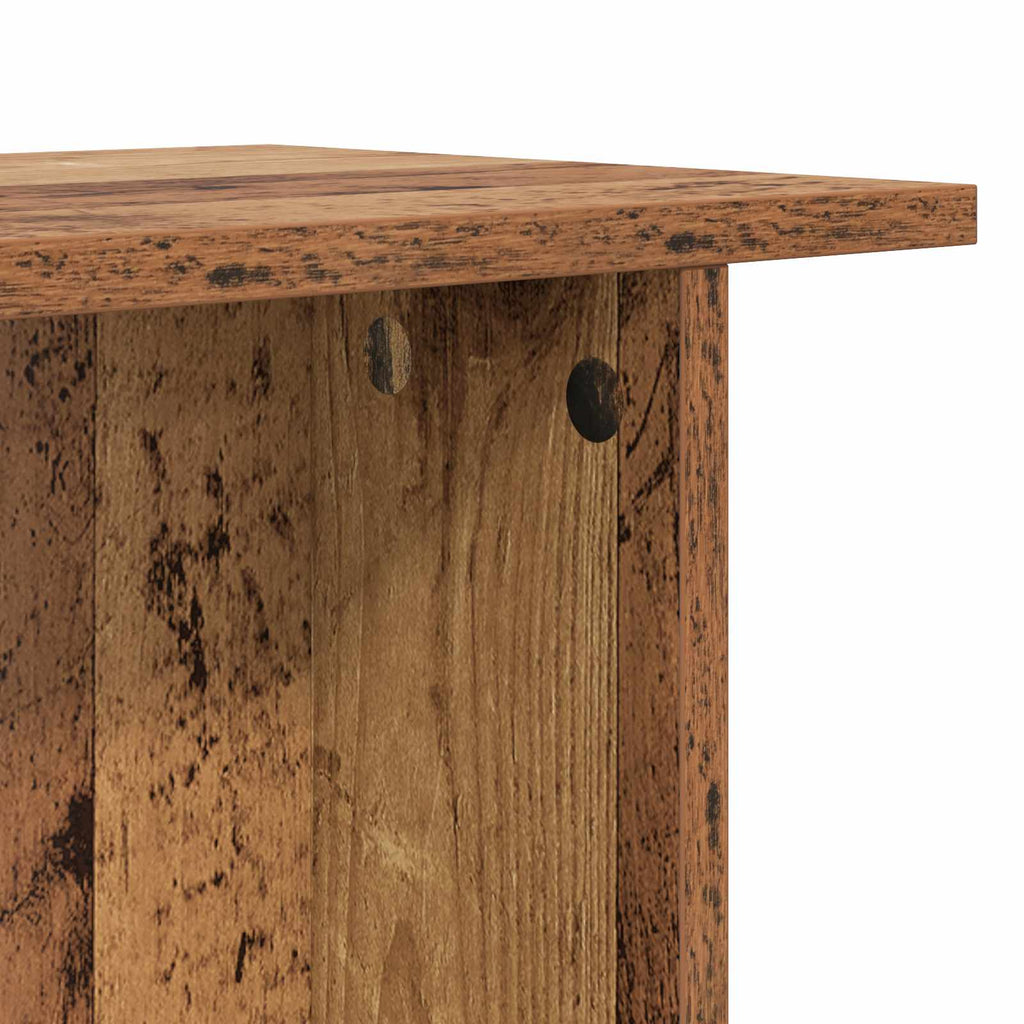 Mesa de Café Madera envejecida 40 x 30 x 49 cm