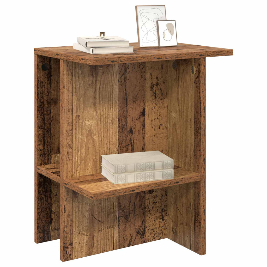 Mesa de Café Madera envejecida 40 x 30 x 49 cm