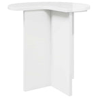 Mesa lateral 2 pcs Brillante Ø 39 x 38 cm Madera de Ingeniería
