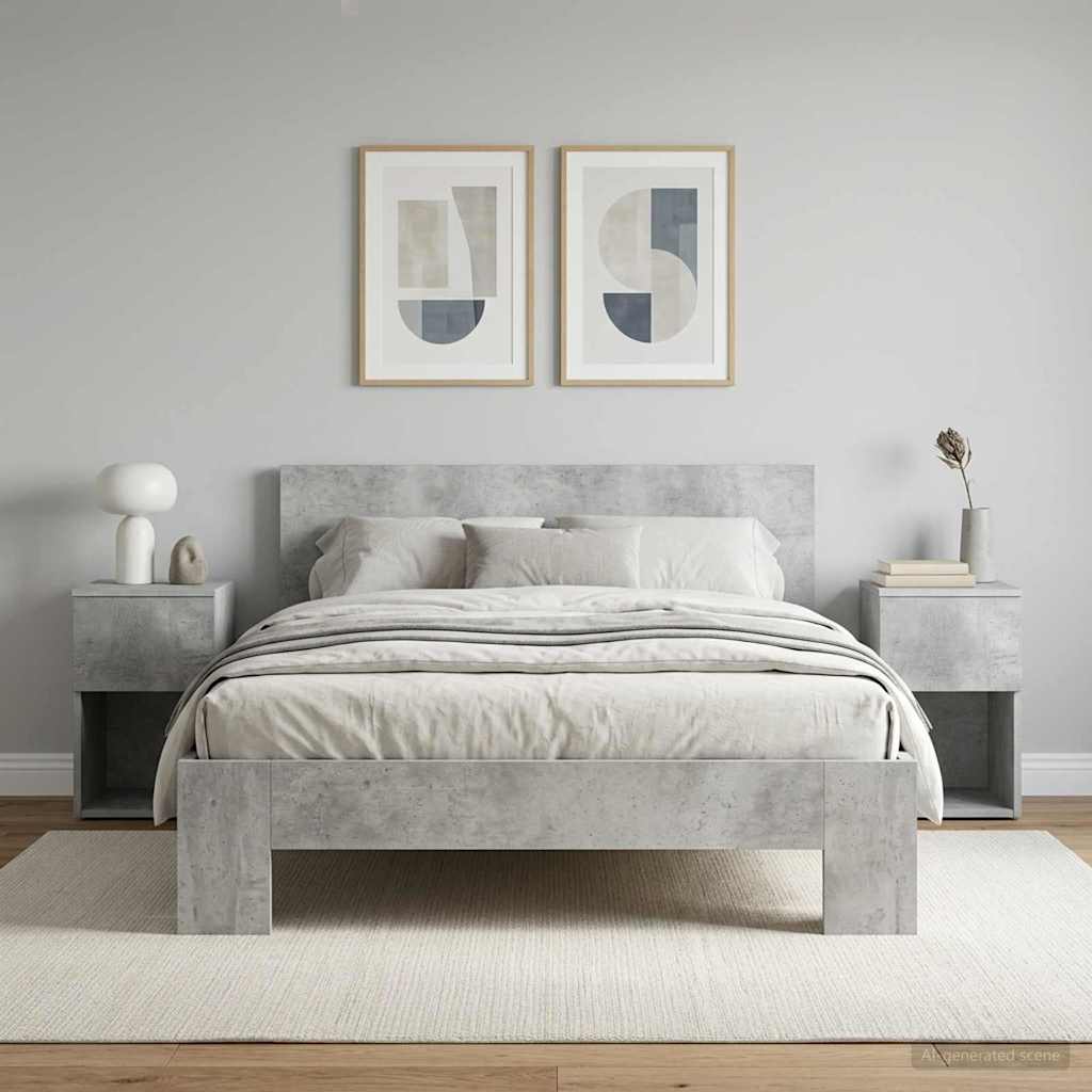 Mueble cama 2 pcs 29 x 31,5 x 49 cm Madera de Ingeniería