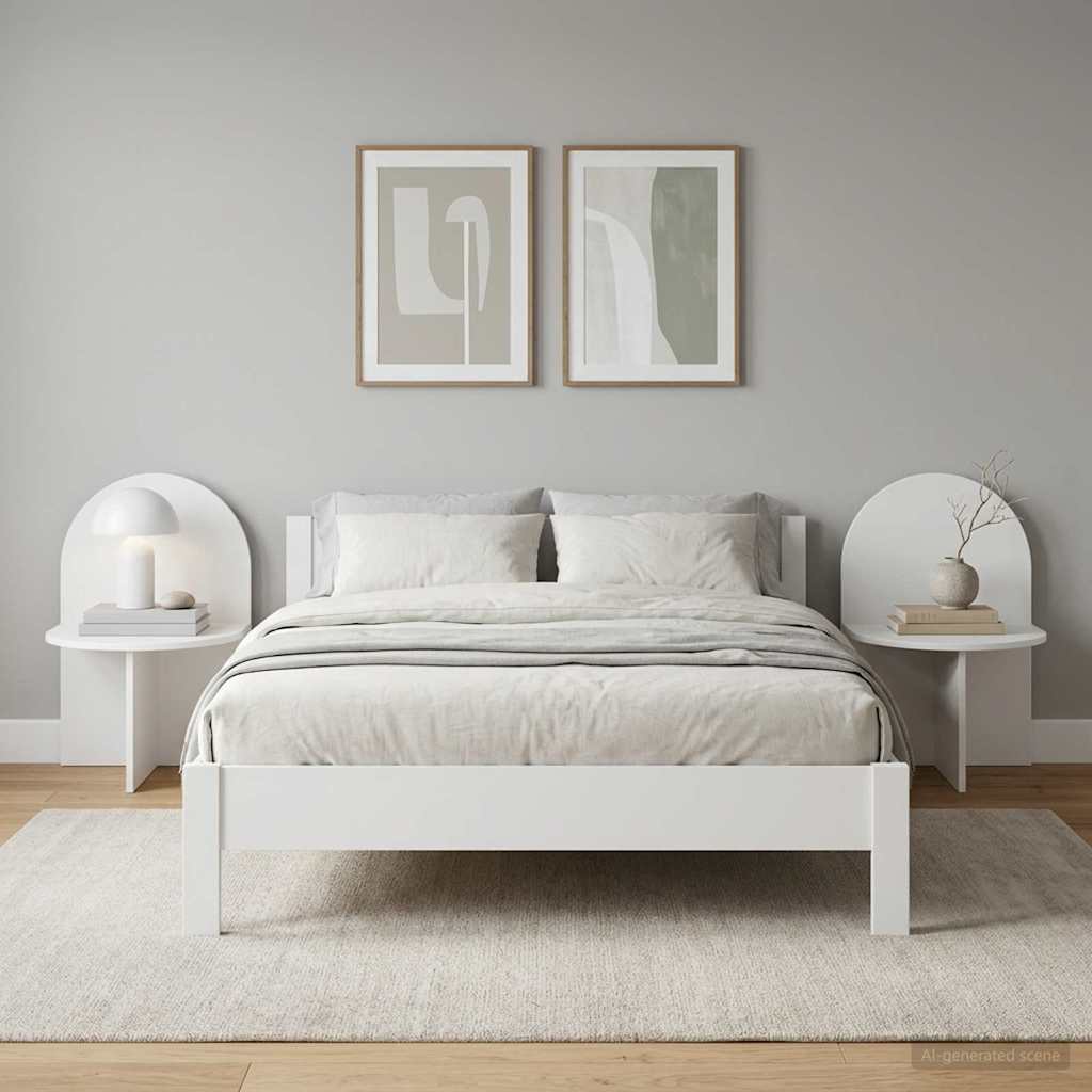 Nightstand 2 pcs 40 x 35.5 x 45.5 cm Engineered Wood