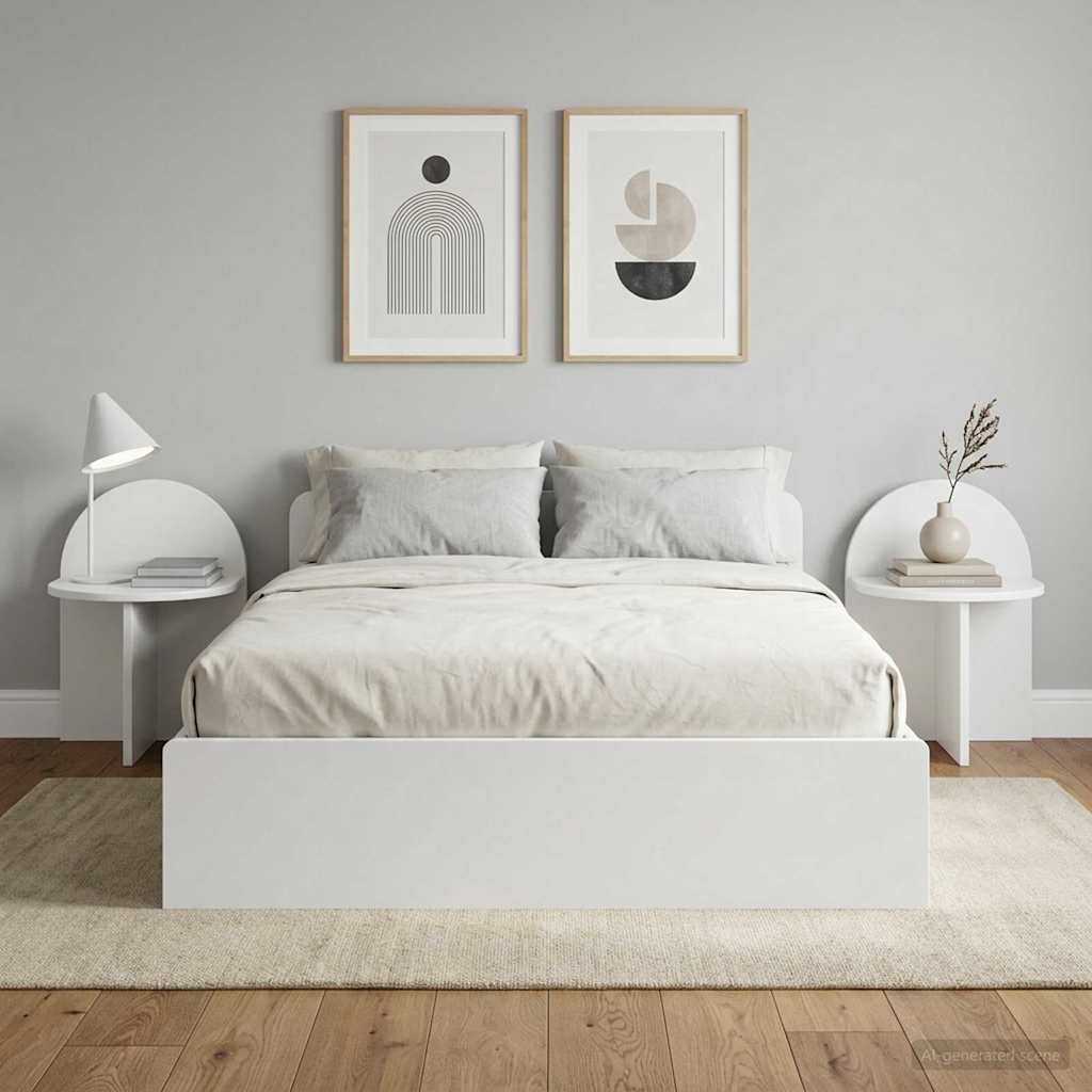 Mesita de Noche 2 pcs 40 x 35,5 x 45,5 cm Madera de ingeniería