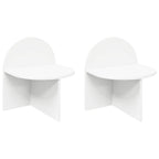 Mesita de Noche 2 pcs 40 x 35,5 x 45,5 cm Madera de ingeniería