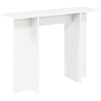 Mesa Consola Blanco 100 x 30 x 75 cm Madera de ingeniería