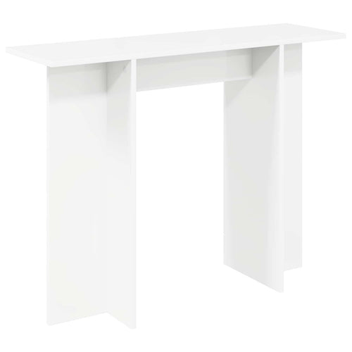 Console Table White 100 x 30 x 75 cm Engineered Wood