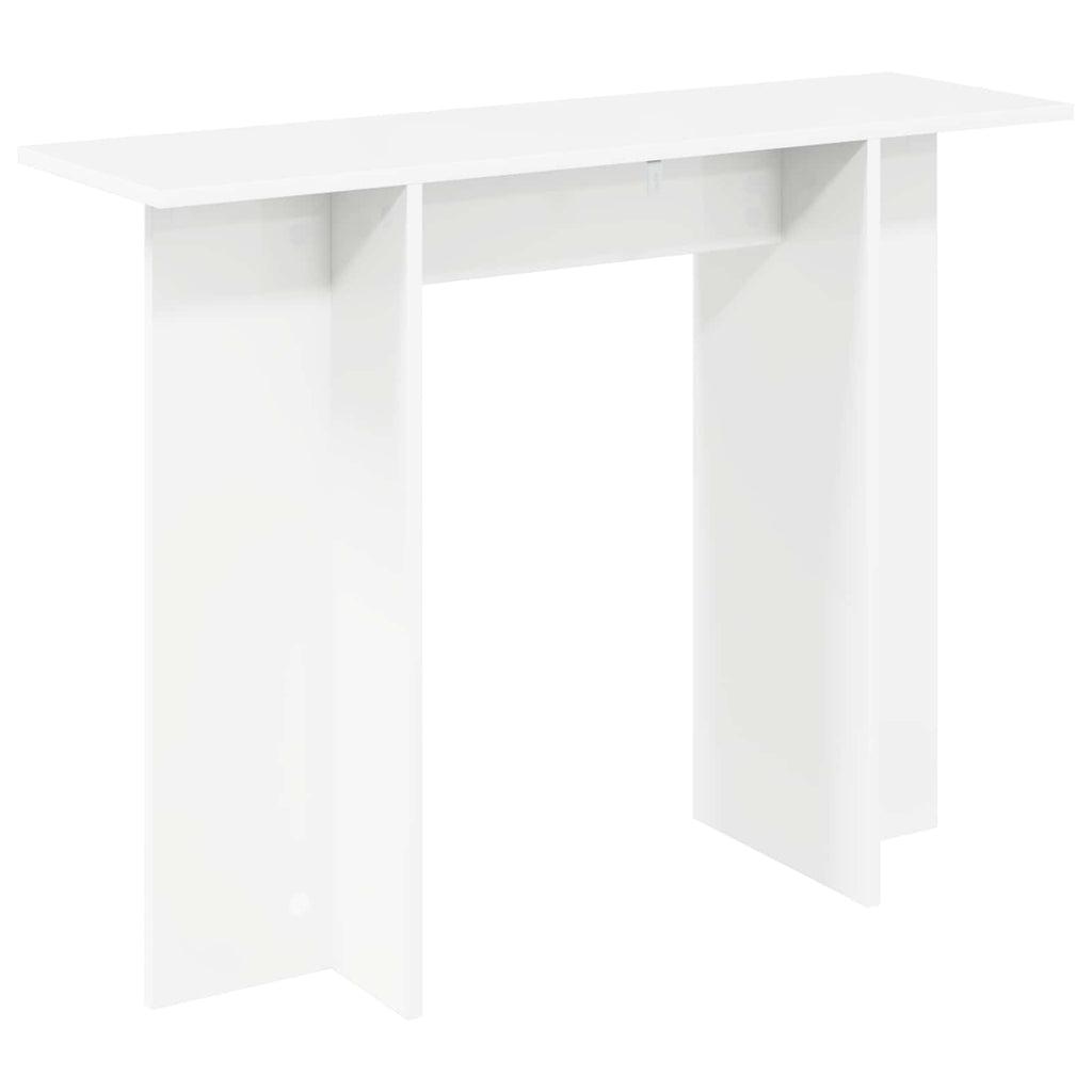 Mesa Consola Blanco 100 x 30 x 75 cm Madera de ingeniería