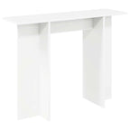 Mesa Consola Blanco 100 x 30 x 75 cm Madera de ingeniería