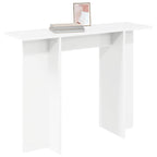 Mesa Consola Blanco 100 x 30 x 75 cm Madera de ingeniería