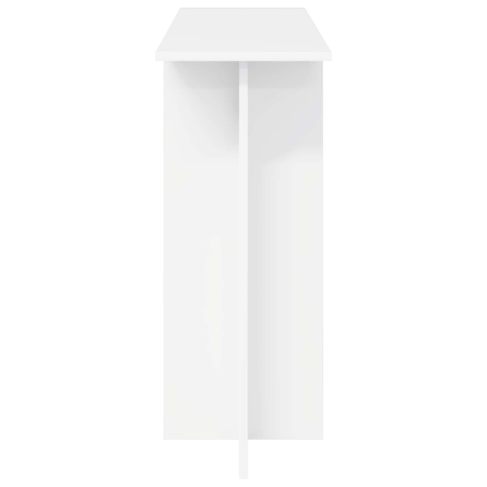 Mesa Consola Blanco 100 x 30 x 75 cm Madera de ingeniería