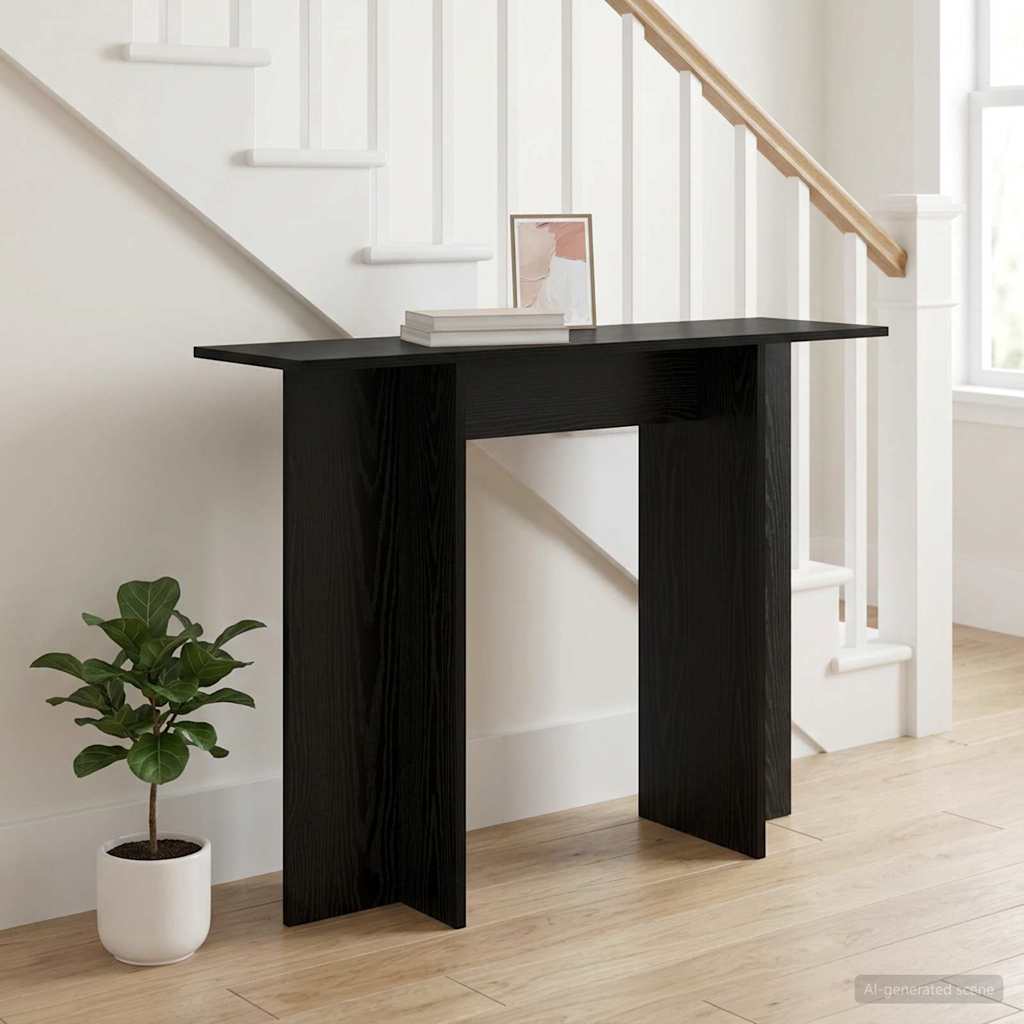 Console Table White 100 x 30 x 75 cm Engineered Wood
