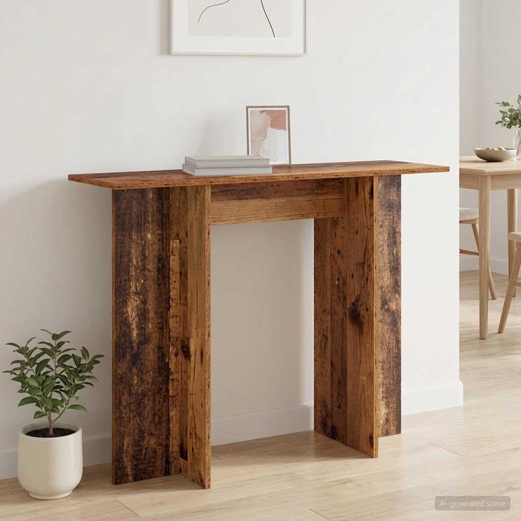 Console Table White 100 x 30 x 75 cm Engineered Wood