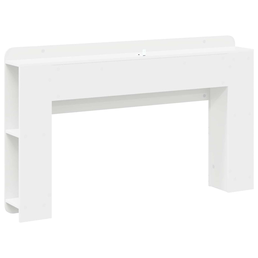 Cabecero con armario 135 x 18,5 x 80 cm Madera de ingeniería