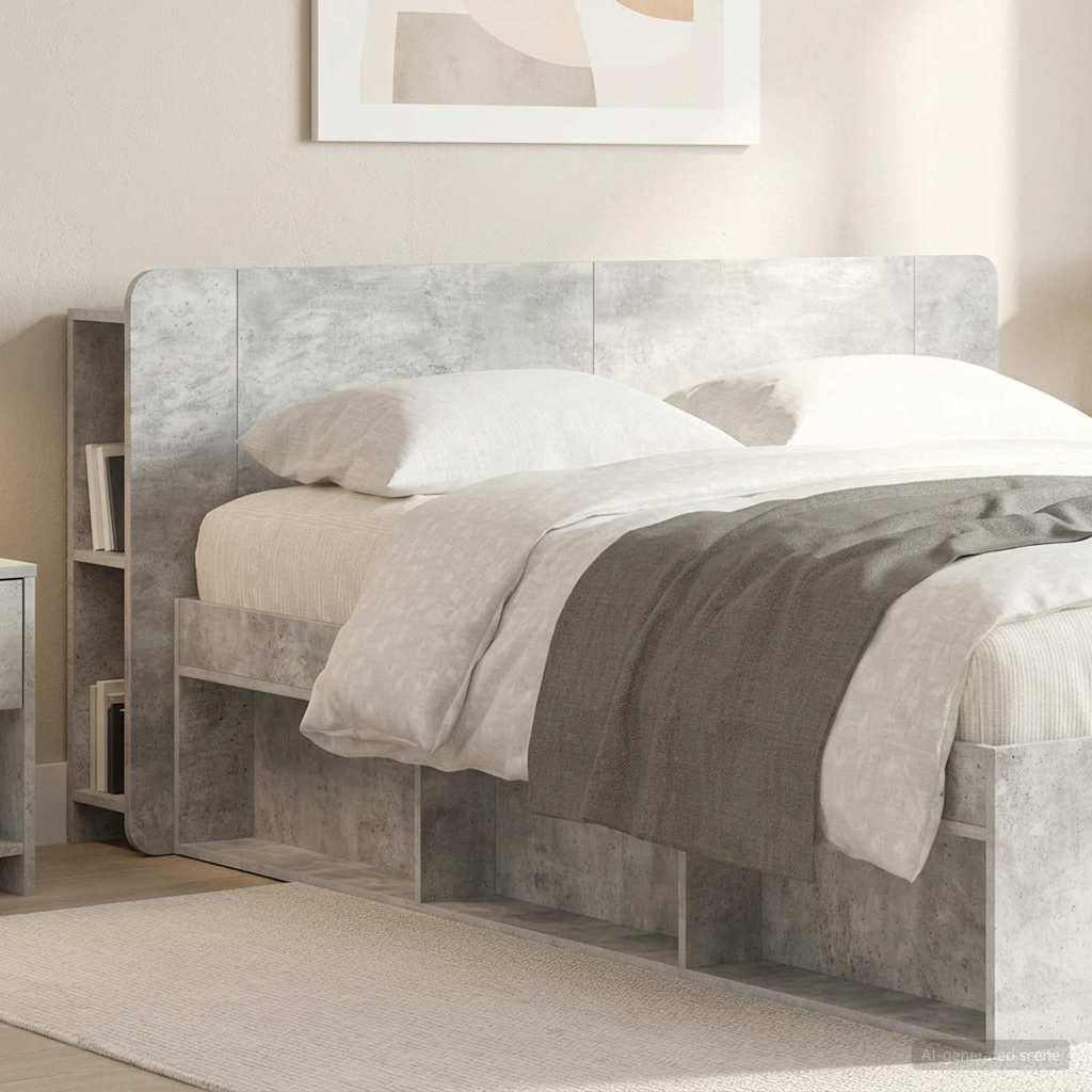 Cabecero con armario 135 x 18,5 x 80 cm Madera de ingeniería