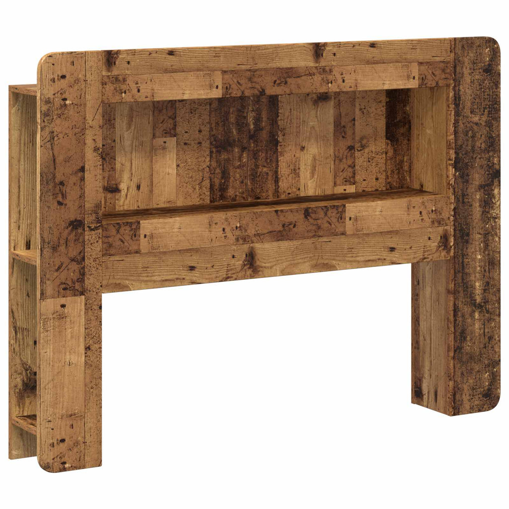 Cabecero con armario Brillante Madera de ingeniería
