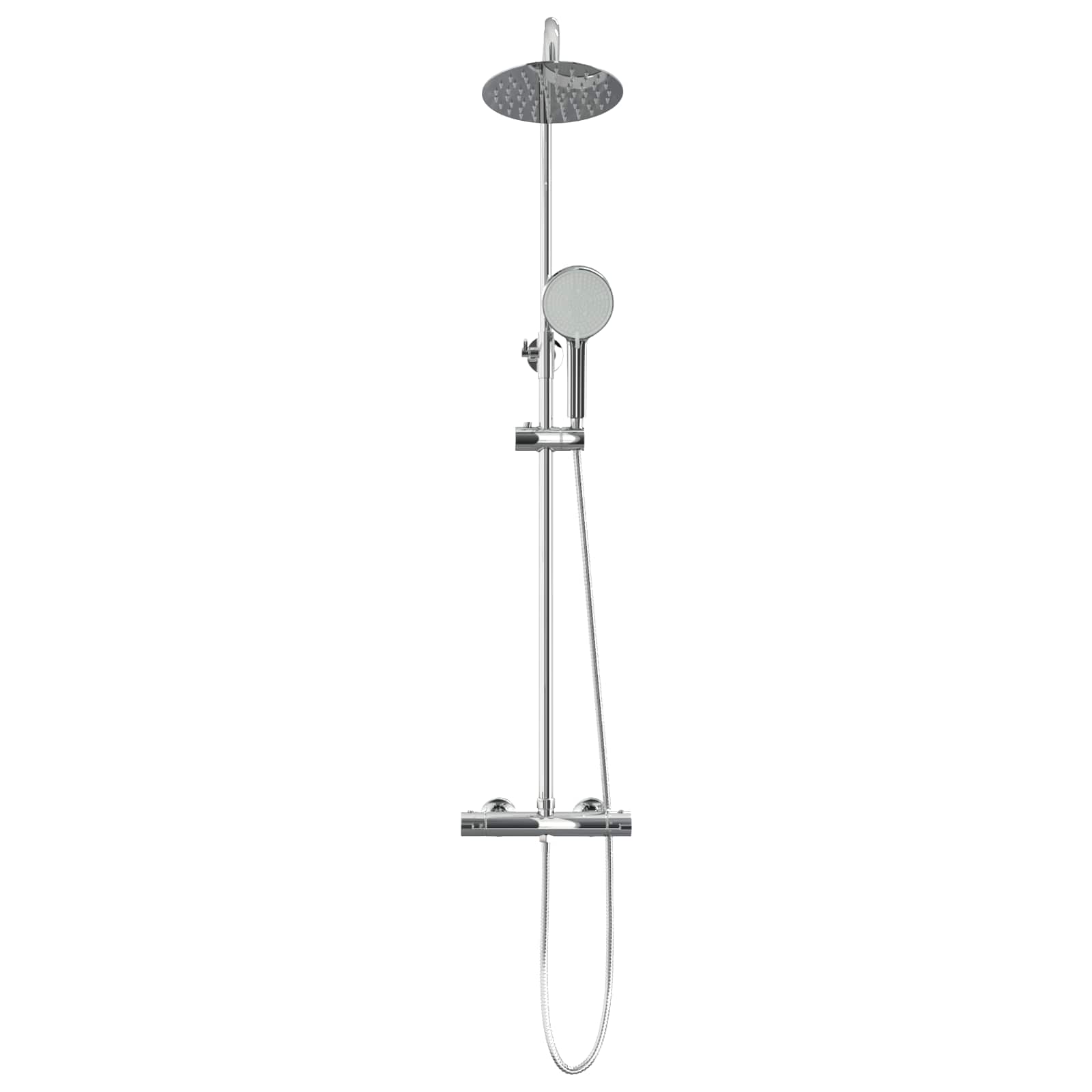 Juego de Sistema de Ducha Termostática Cromado SS201