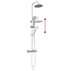 Juego de Sistema de Ducha Termostática Cromado SS201