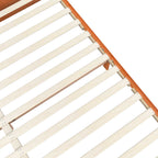 Estructura de cama Marrón cera 140 x 200 cm