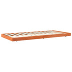 Estructura de cama Marrón cera 70 x 190 cm