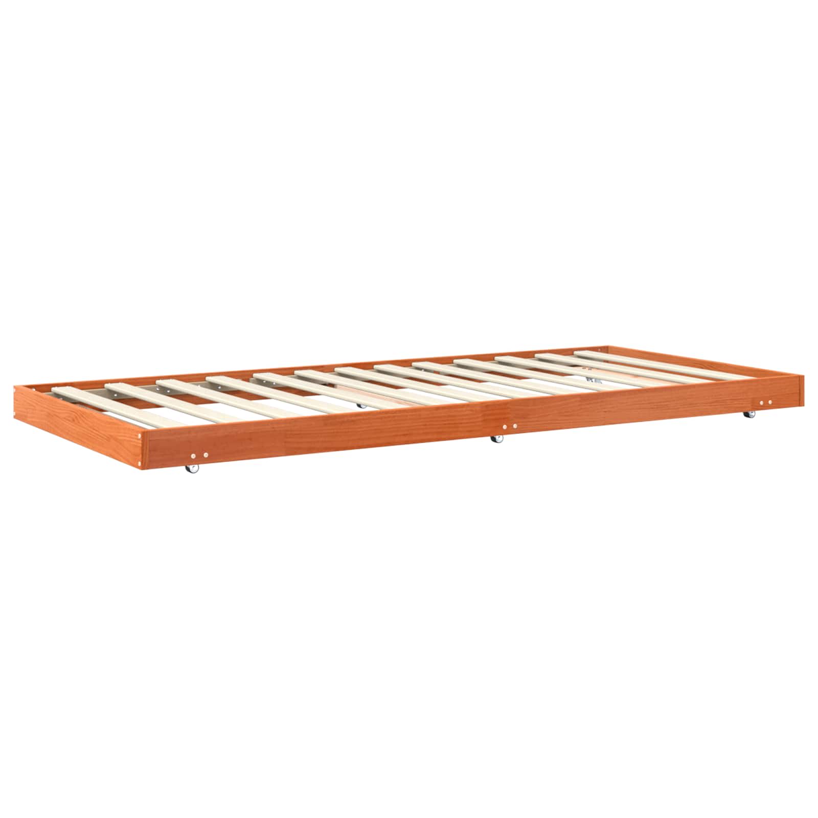 Estructura de cama Marrón cera 70 x 190 cm