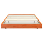 Estructura de cama Marrón cera 70 x 190 cm