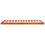 Estructura de cama Marrón cera 70 x 190 cm