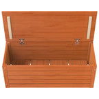 Caja de Almacenamiento con puerta Marrón cera 89 x 36,5 x 33 cm