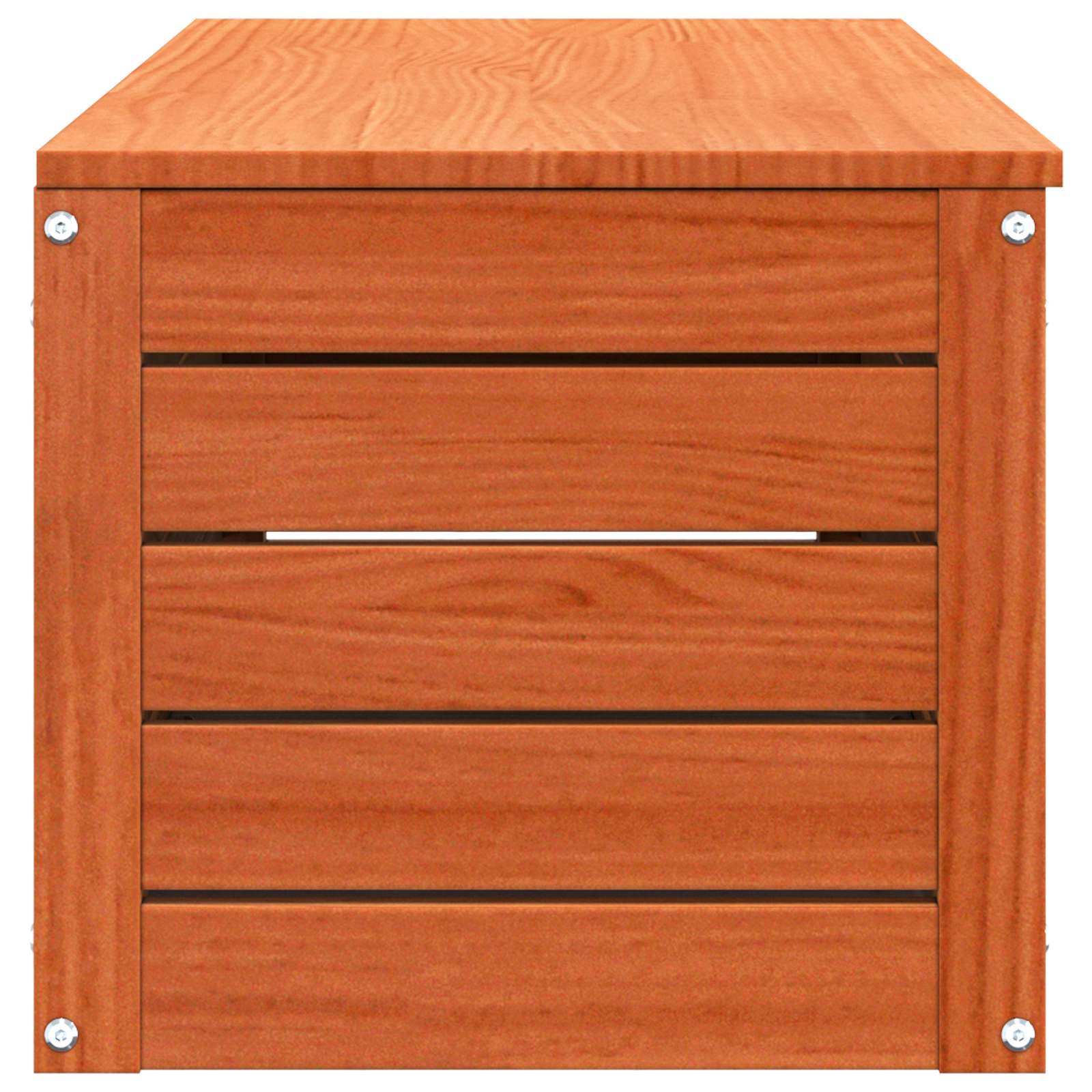 Caja de Almacenamiento con puerta Marrón cera 89 x 36,5 x 33 cm