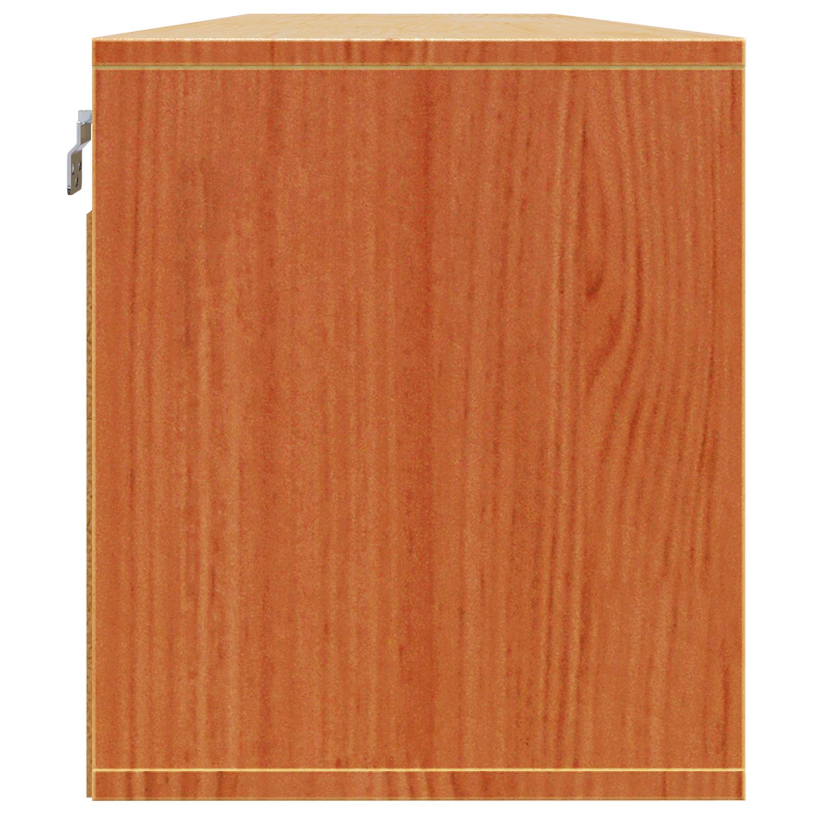 Armario de Pared con estante 2 pcs Marrón cera 80 x 30 x 35 cm