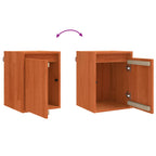 Armario de Pared con almacenamiento Marrón cera 30 x 30 x 40 cm