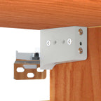 Armario de Pared con estante 2 pcs Marrón cera 60 x 30 x 30 cm