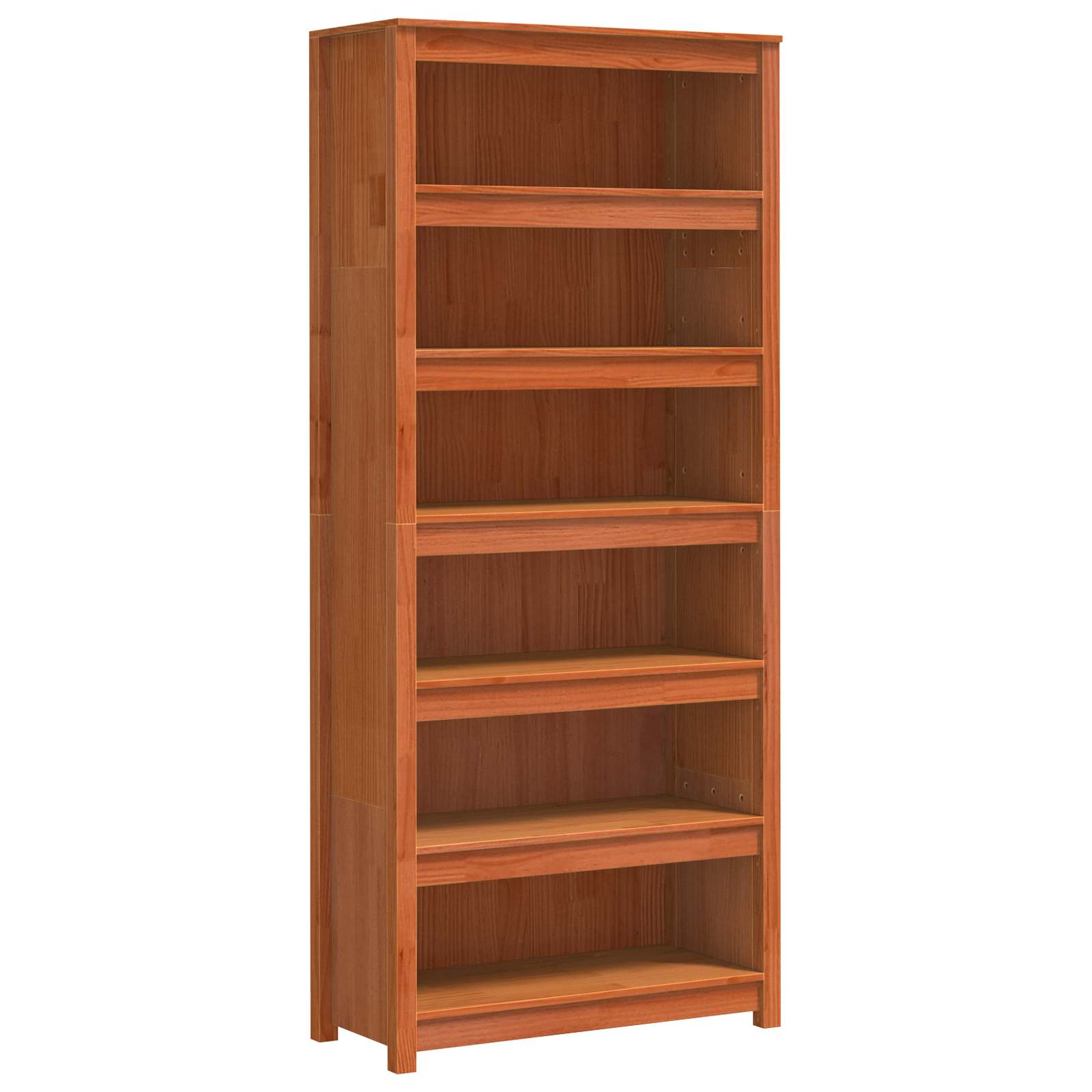 Librería Marrón cera 80 x 35 x 183 cm Madera de pino macizo