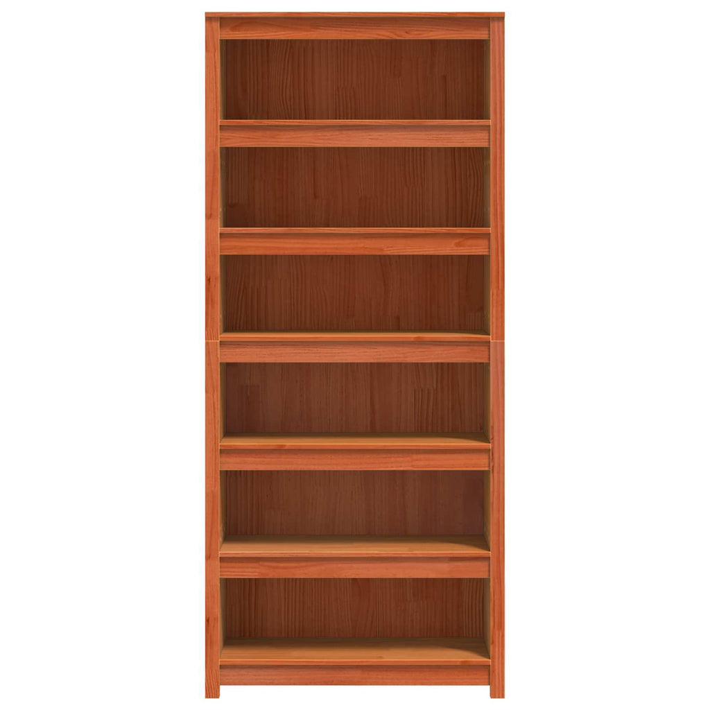 Librería Marrón cera 80 x 35 x 183 cm Madera de pino macizo