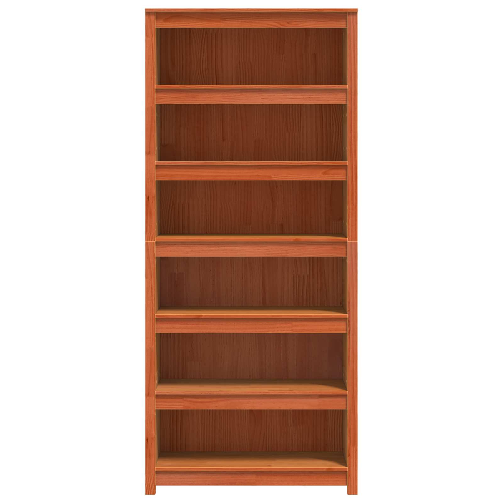 Librería Marrón cera 80 x 35 x 183 cm Madera de pino macizo
