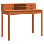 Escritorio Marrón cera 110 x 50 x 93 cm Madera de Pino Sólido