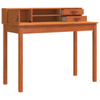 Escritorio Marrón cera 110 x 50 x 93 cm Madera de Pino Sólido
