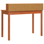 Escritorio Marrón cera 110 x 50 x 93 cm Madera de Pino Sólido