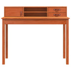 Escritorio Marrón cera 110 x 50 x 93 cm Madera de Pino Sólido