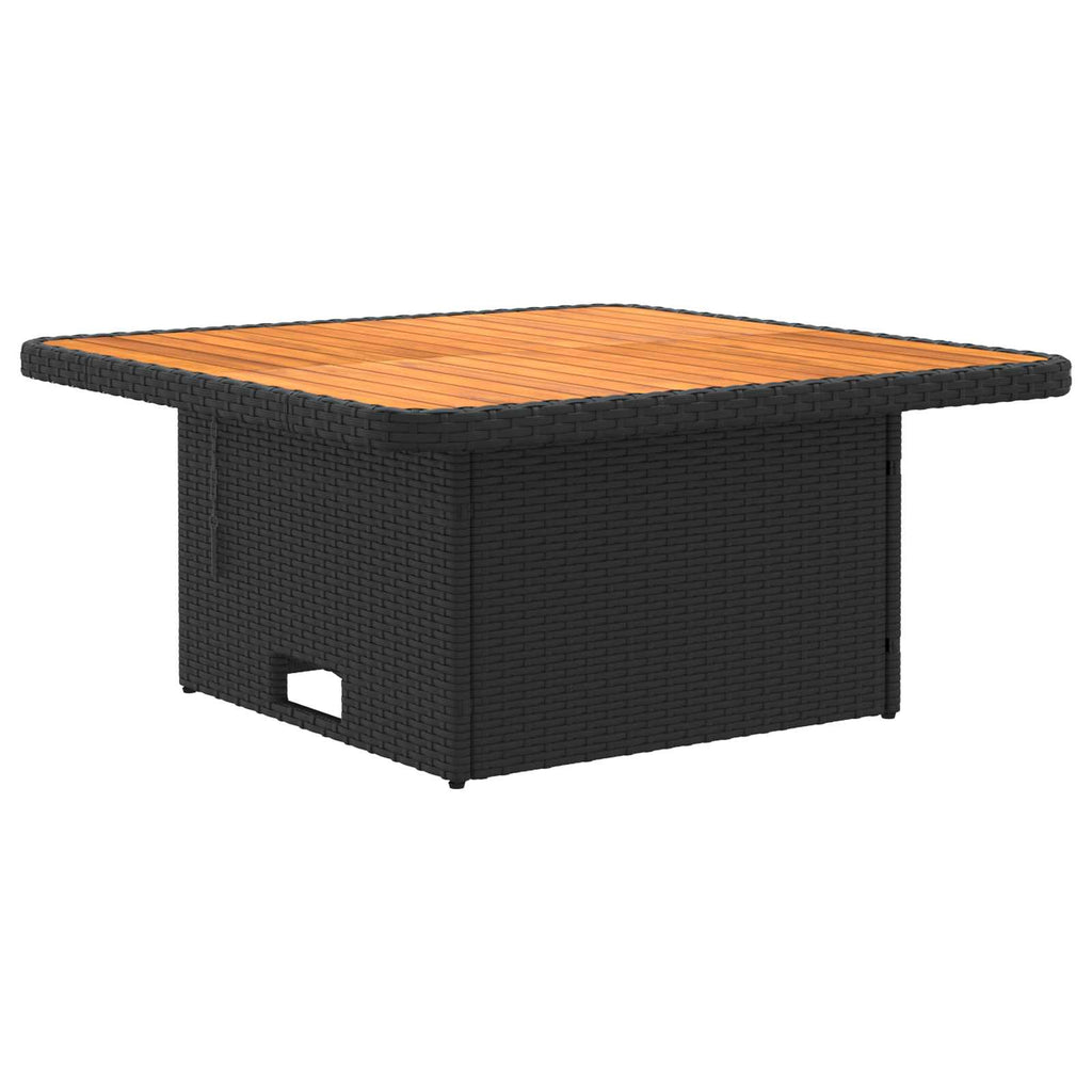 Sofá de Jardín con Reposabrazos y Mesa Elevable 2 Pieza