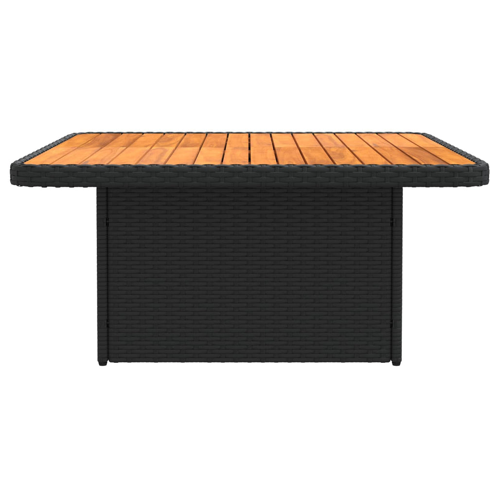 Sofá de Jardín con Reposabrazos y Mesa Elevable 2 Pieza