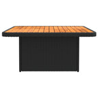2 Pieza Sofá central de jardín con mesa elevable