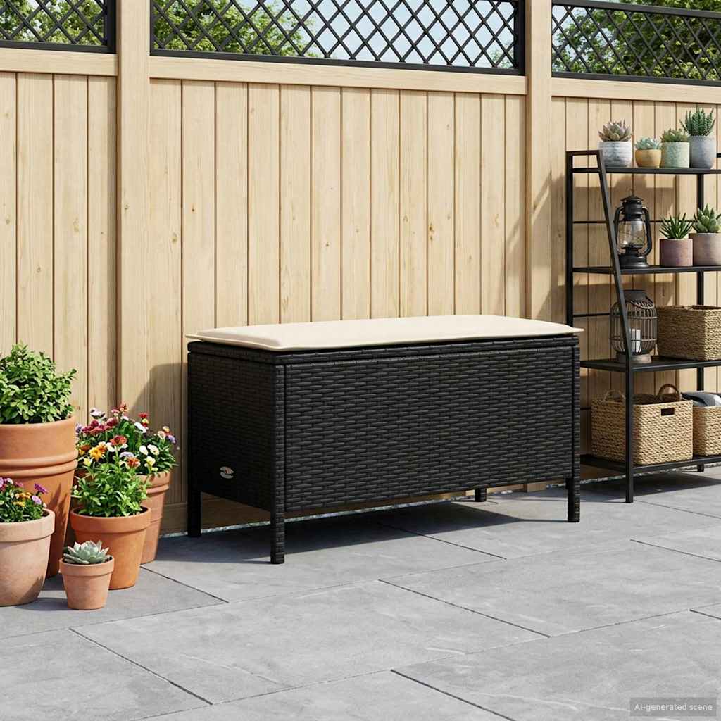 Reposapiés de Jardín Beige y Gris Claro 80 x 38 x 42 cm