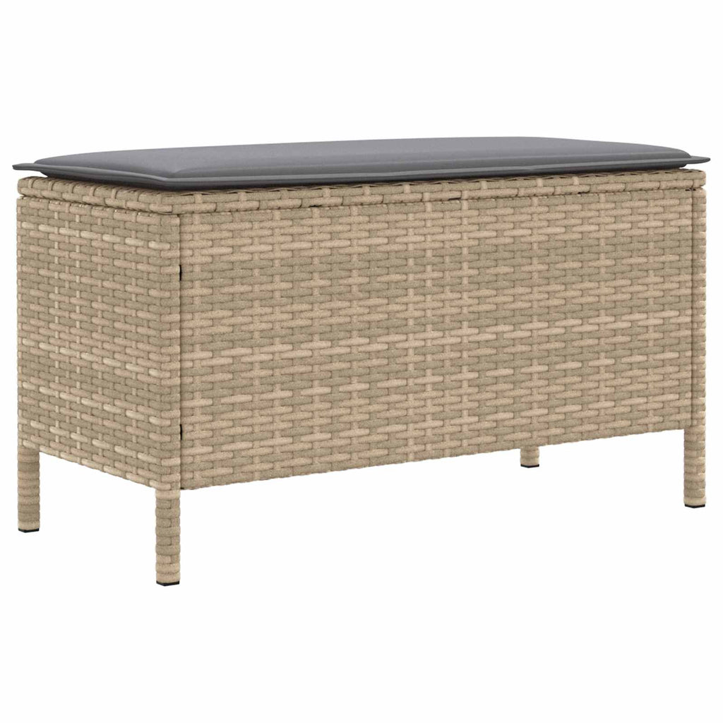 Reposapiés de Jardín Beige y Gris Claro 80 x 38 x 42 cm